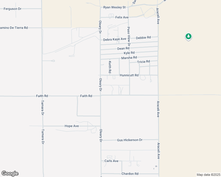 map of restaurants, bars, coffee shops, grocery stores, and more near 15437 Faith Road in El Paso