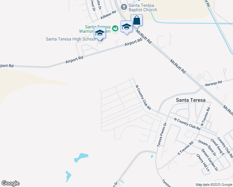 map of restaurants, bars, coffee shops, grocery stores, and more near in Santa Teresa