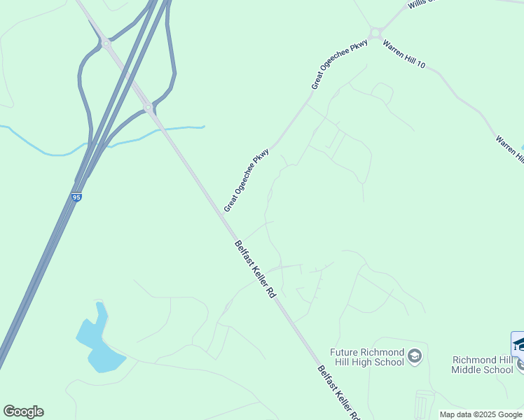 map of restaurants, bars, coffee shops, grocery stores, and more near in Richmond Hill