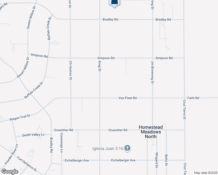 map of restaurants, bars, coffee shops, grocery stores, and more near 14548 Van Fleet Road in El Paso