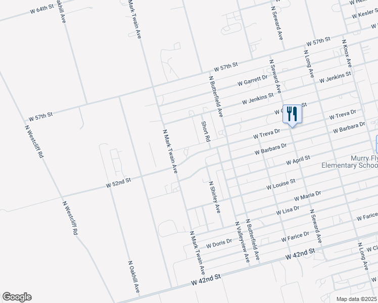 map of restaurants, bars, coffee shops, grocery stores, and more near 13310 West Treva Drive in Odessa