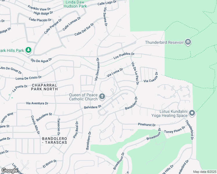 map of restaurants, bars, coffee shops, grocery stores, and more near 1575 Belvidere Street in El Paso