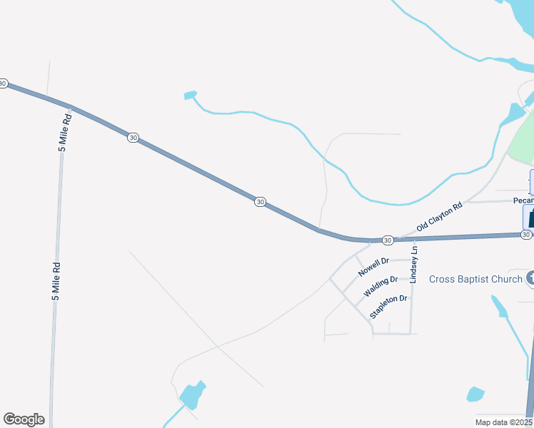 map of restaurants, bars, coffee shops, grocery stores, and more near 204 Alabama 30 in Eufaula