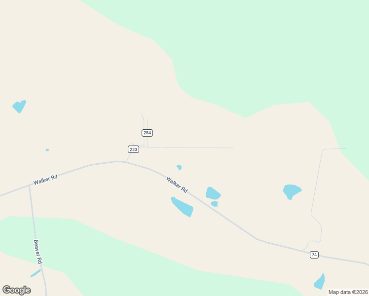 map of restaurants, bars, coffee shops, grocery stores, and more near County Road 233 in Wilcox County