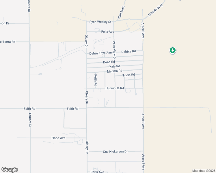 map of restaurants, bars, coffee shops, grocery stores, and more near 15473 Hunnicutt Road in El Paso