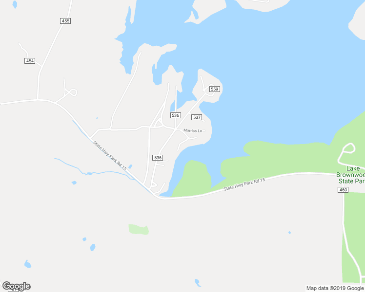 map of restaurants, bars, coffee shops, grocery stores, and more near 106 Minton's Draw in Brownwood