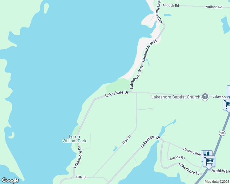 map of restaurants, bars, coffee shops, grocery stores, and more near 396 Lakeshore Drive in Cordele
