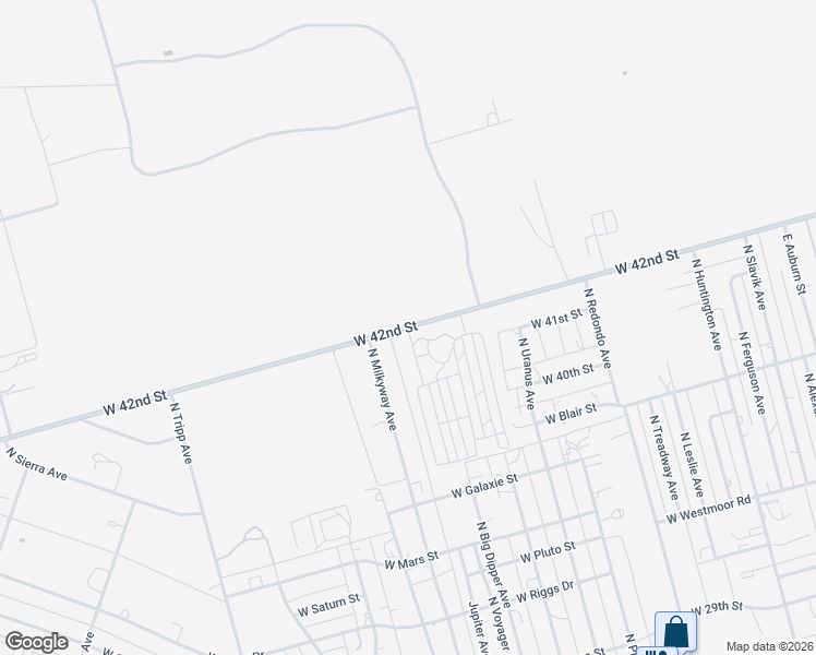 map of restaurants, bars, coffee shops, grocery stores, and more near 7910 West 42nd Street in Odessa