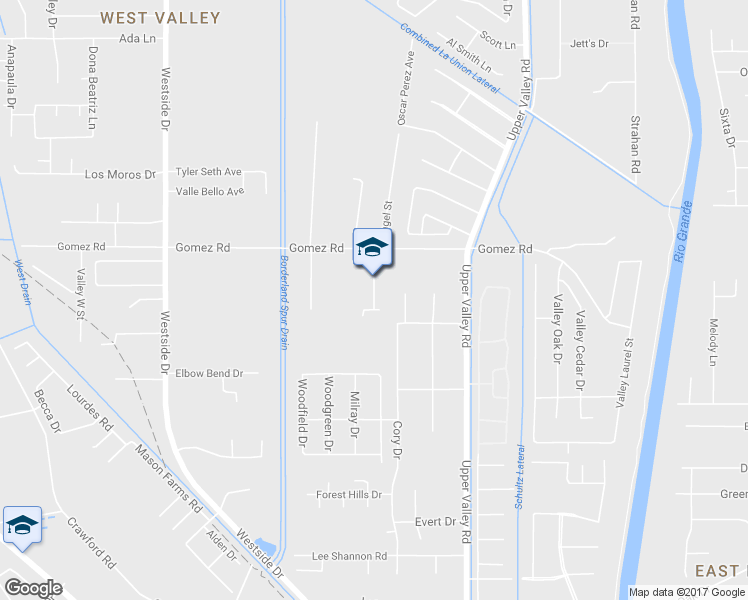 map of restaurants, bars, coffee shops, grocery stores, and more near 5601 Box Elder Road in El Paso