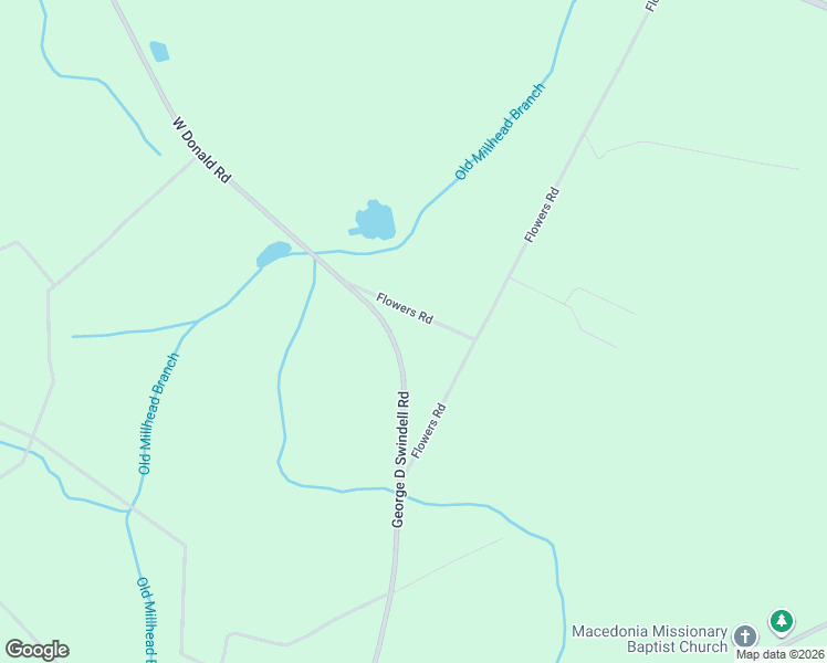 map of restaurants, bars, coffee shops, grocery stores, and more near 170 Flowers Road in Ludowici