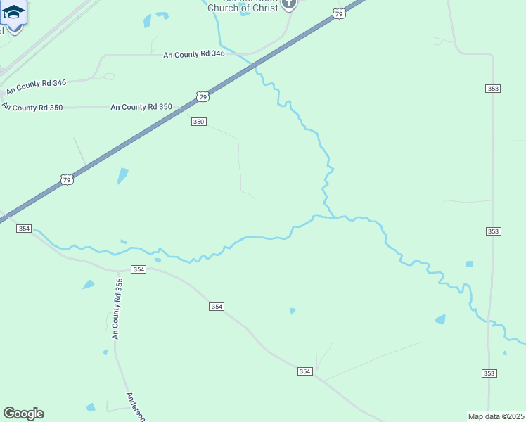 map of restaurants, bars, coffee shops, grocery stores, and more near 1340 Happy Acres Drive in Palestine
