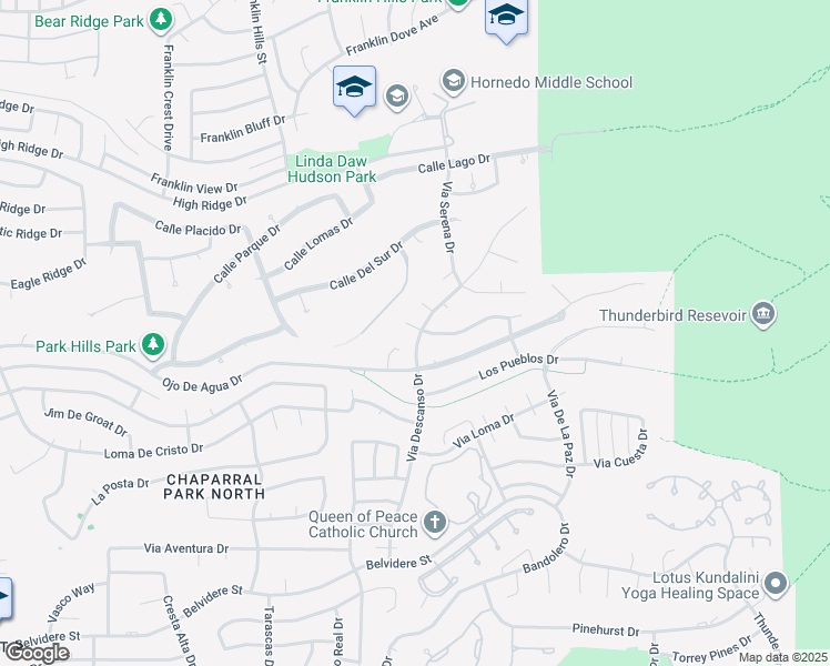 map of restaurants, bars, coffee shops, grocery stores, and more near 6100 Los Siglos Drive in El Paso