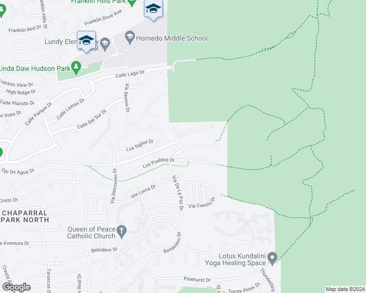 map of restaurants, bars, coffee shops, grocery stores, and more near 1021 Via De La Paz Drive in El Paso