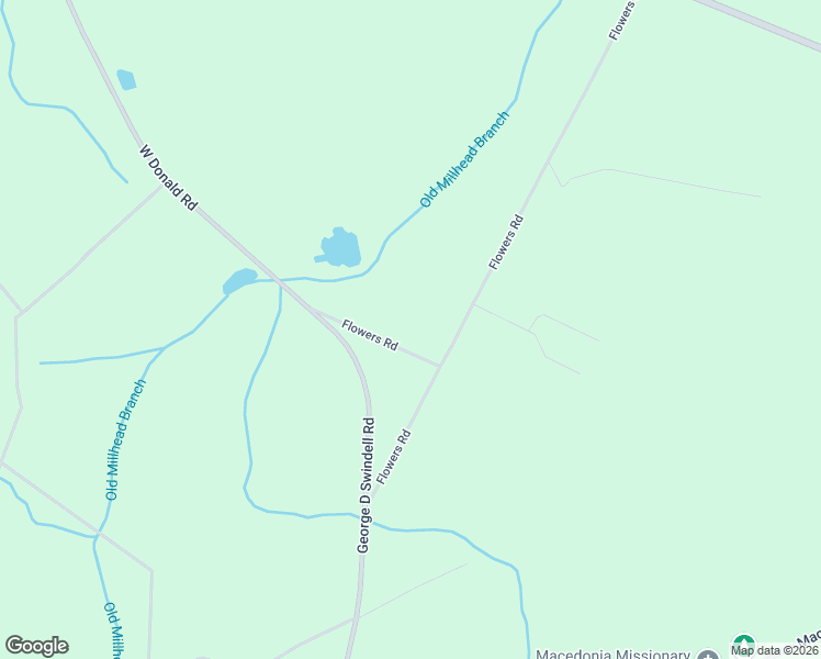 map of restaurants, bars, coffee shops, grocery stores, and more near 170 Flowers Road in Ludowici