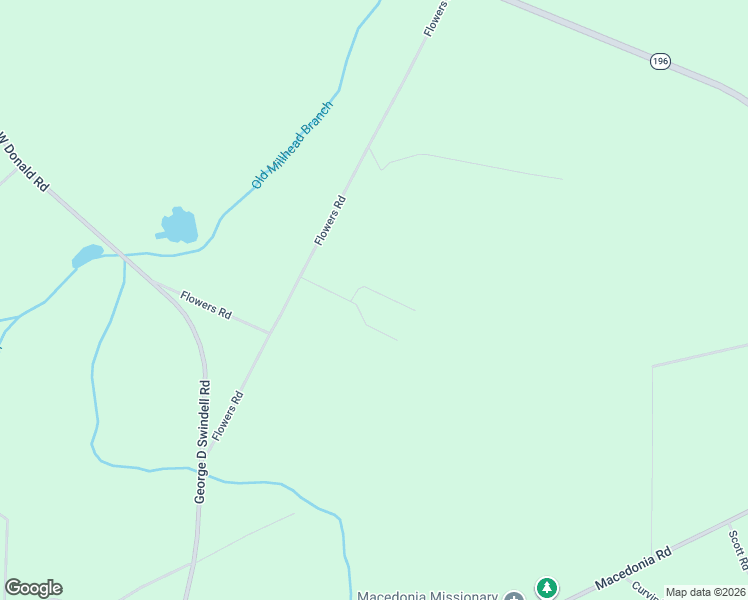 map of restaurants, bars, coffee shops, grocery stores, and more near 36 Taylors Creek Spur in Ludowici