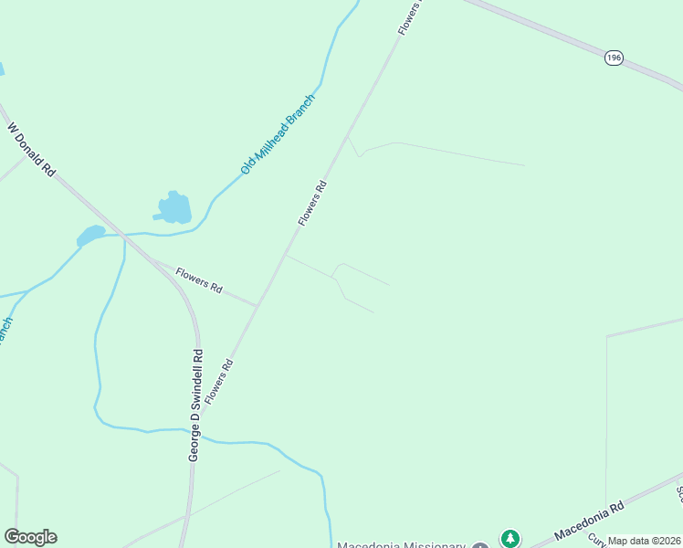 map of restaurants, bars, coffee shops, grocery stores, and more near 36 Taylors Creek Spur in Ludowici