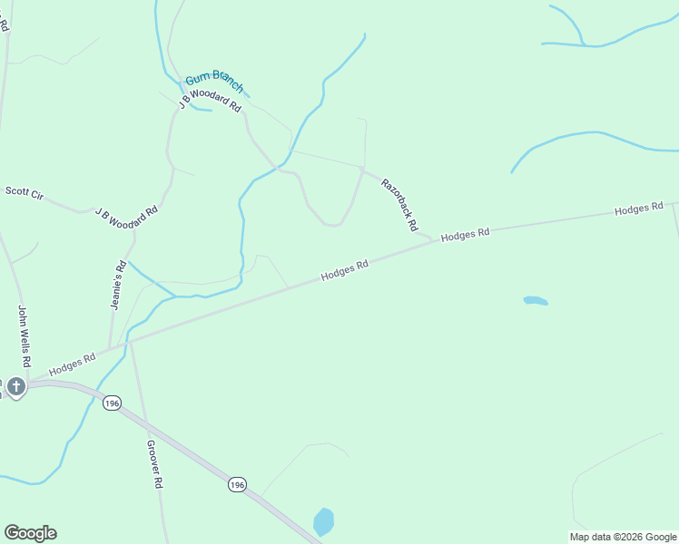map of restaurants, bars, coffee shops, grocery stores, and more near 1732-1734 Hodges Rd in Hinesville