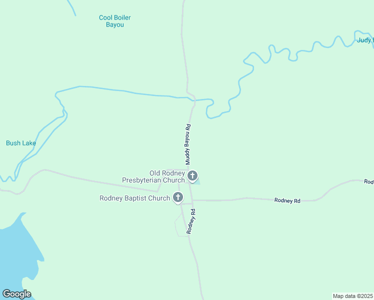 map of restaurants, bars, coffee shops, grocery stores, and more near Muddy Bayou Road in Jefferson County