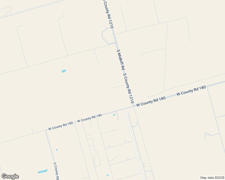 map of restaurants, bars, coffee shops, grocery stores, and more near 8900 South County Road 1210 in Midland