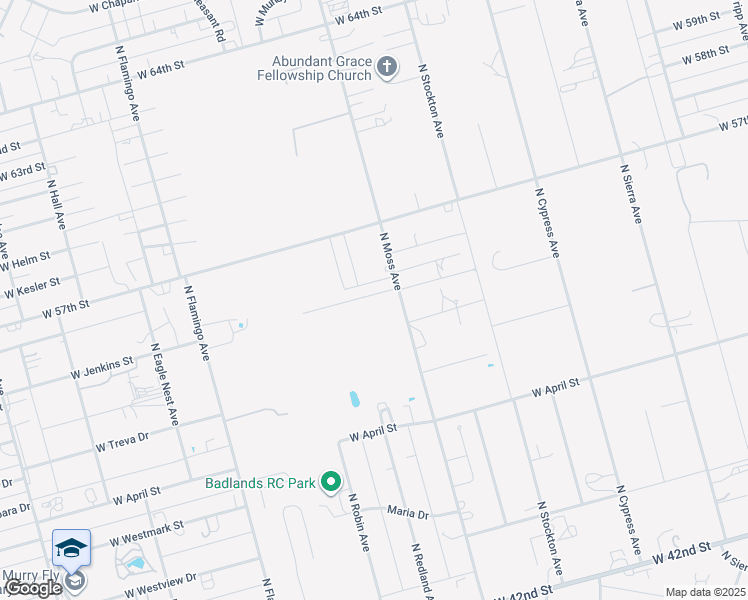 map of restaurants, bars, coffee shops, grocery stores, and more near 10508 West Elizabeth Lane in Odessa