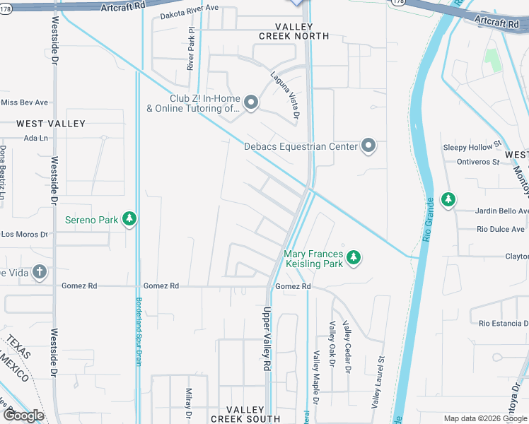 map of restaurants, bars, coffee shops, grocery stores, and more near 725 Oscar Perez Avenue in El Paso