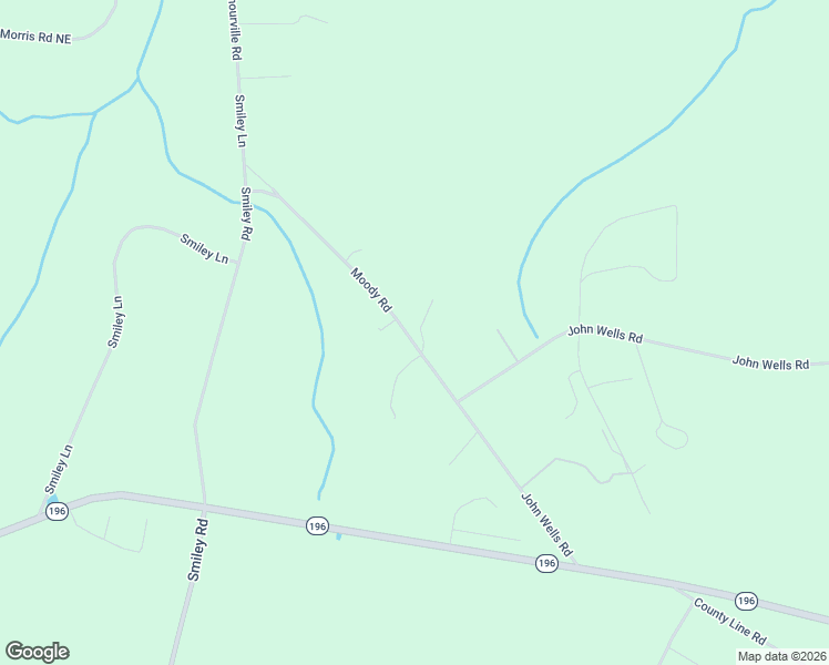 map of restaurants, bars, coffee shops, grocery stores, and more near 1197 Moody Road in Ludowici