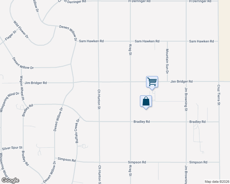 map of restaurants, bars, coffee shops, grocery stores, and more near 14447 Jim Bridger Road in El Paso
