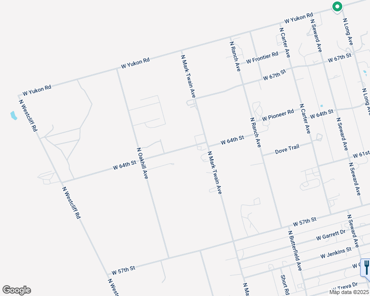 map of restaurants, bars, coffee shops, grocery stores, and more near 13501-13599 West 64th Street in Odessa