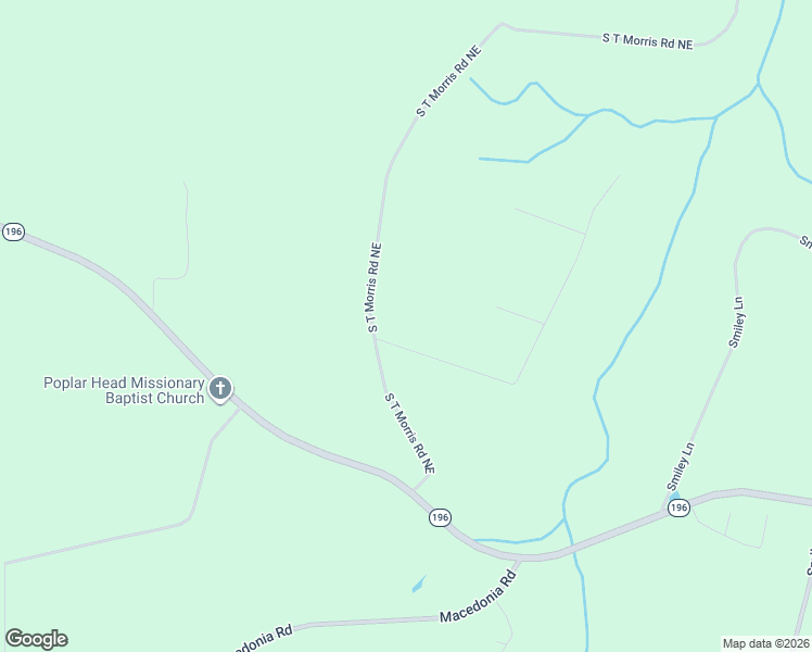 map of restaurants, bars, coffee shops, grocery stores, and more near 155 Calvary Road Northeast in Ludowici