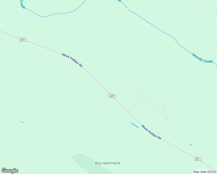 map of restaurants, bars, coffee shops, grocery stores, and more near 1323 Mack Phillips Road in Glennville