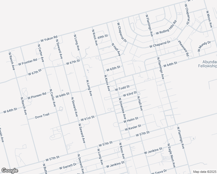 map of restaurants, bars, coffee shops, grocery stores, and more near 6700 North Knox Avenue in Odessa