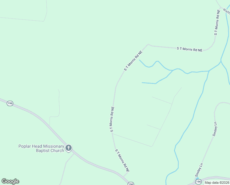 map of restaurants, bars, coffee shops, grocery stores, and more near 155 Calvary Road Northeast in Ludowici