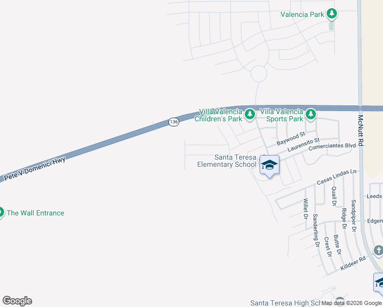 map of restaurants, bars, coffee shops, grocery stores, and more near in Santa Teresa