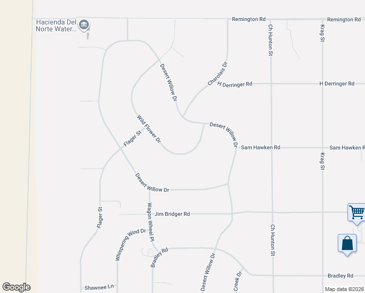 map of restaurants, bars, coffee shops, grocery stores, and more near 14155 Wild Flower Drive in El Paso