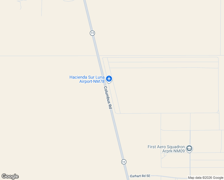 map of restaurants, bars, coffee shops, grocery stores, and more near 28245 South Luna Road Southeast in Deming