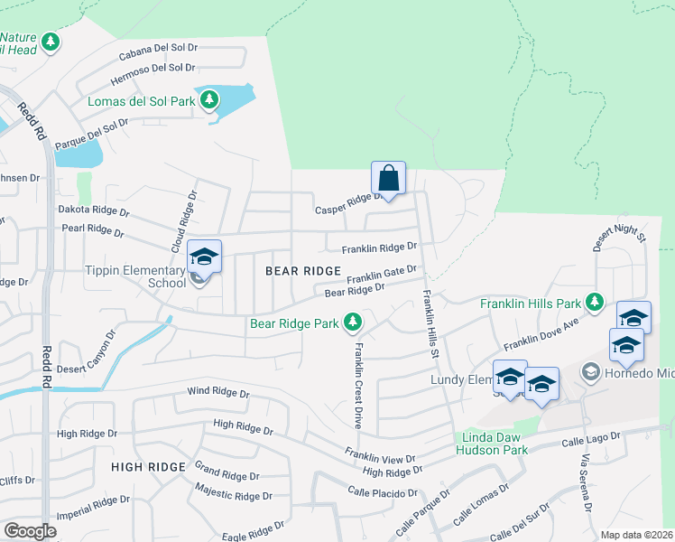 map of restaurants, bars, coffee shops, grocery stores, and more near 6389 Franklin Gate Drive in El Paso