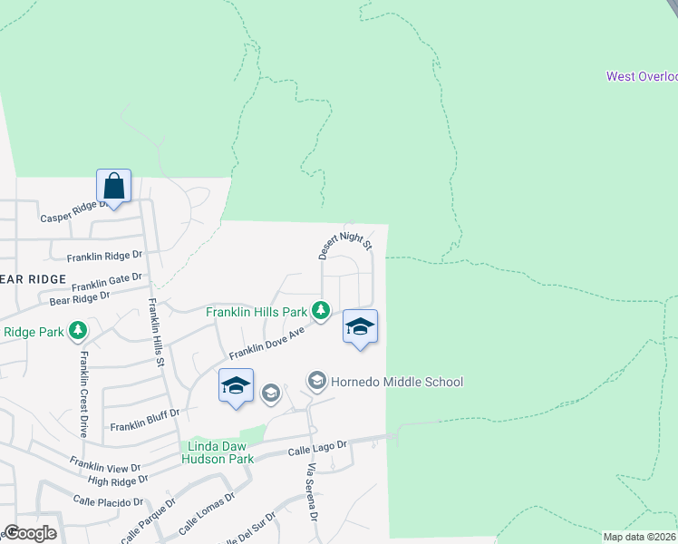 map of restaurants, bars, coffee shops, grocery stores, and more near 6176 Desert Mirage Place in El Paso