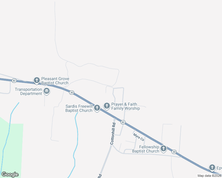 map of restaurants, bars, coffee shops, grocery stores, and more near 47 Dudley Drive in Eufaula