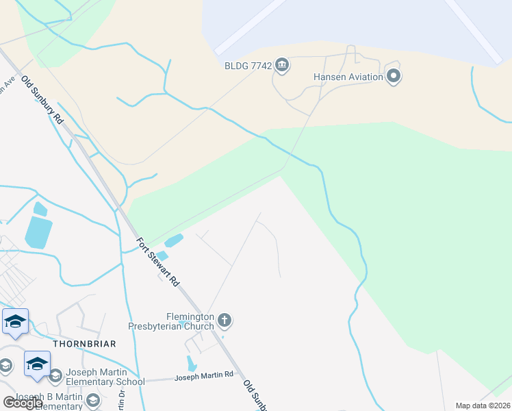 map of restaurants, bars, coffee shops, grocery stores, and more near 500 Old Savannah Road in Hinesville