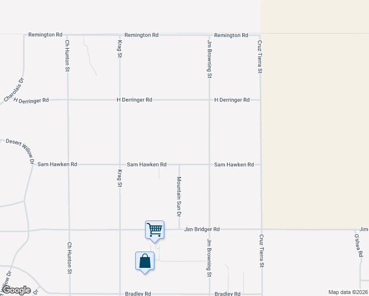 map of restaurants, bars, coffee shops, grocery stores, and more near 14673 Sam Hawken Road in El Paso
