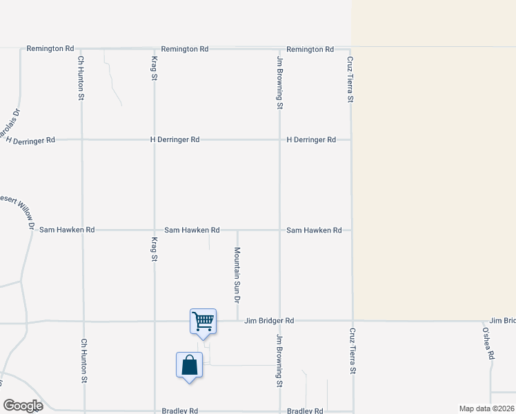 map of restaurants, bars, coffee shops, grocery stores, and more near 14673 Sam Hawken Road in El Paso