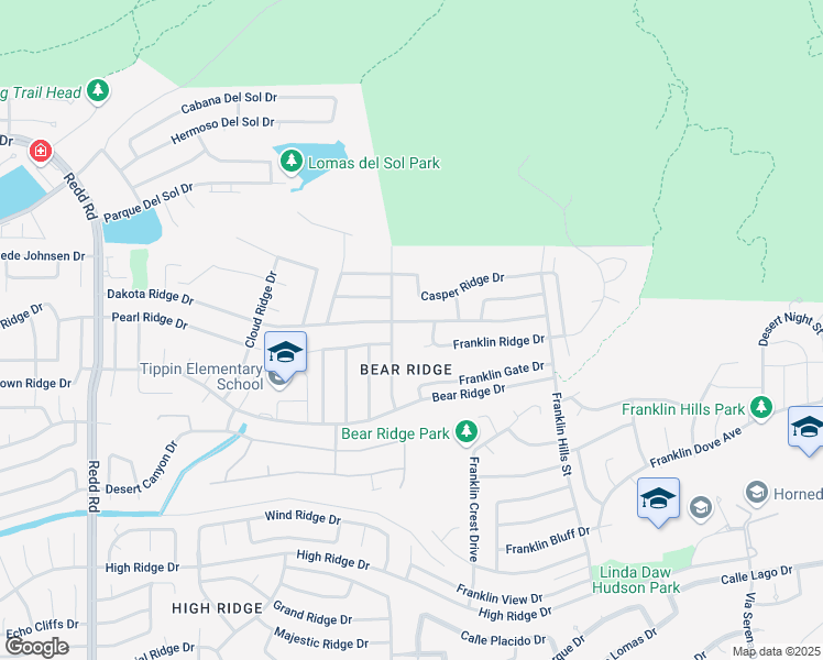 map of restaurants, bars, coffee shops, grocery stores, and more near 6436 Dakota Ridge Drive in El Paso