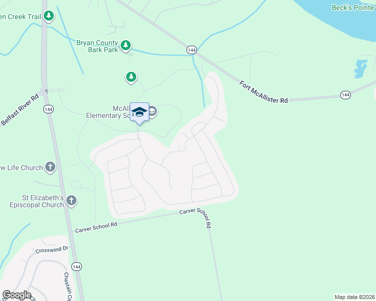 map of restaurants, bars, coffee shops, grocery stores, and more near 72 McCrady Drive in Richmond Hill