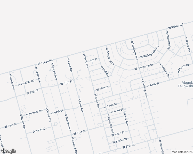 map of restaurants, bars, coffee shops, grocery stores, and more near 6700-6798 North Knox Avenue in Odessa