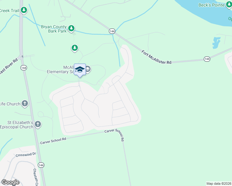 map of restaurants, bars, coffee shops, grocery stores, and more near 72 McCrady Drive in Richmond Hill