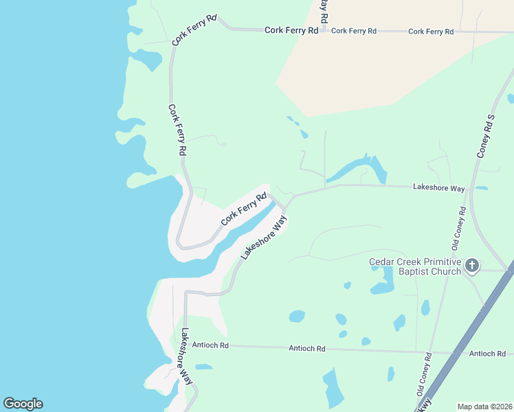 map of restaurants, bars, coffee shops, grocery stores, and more near 736 Cork Ferry Road in Cordele
