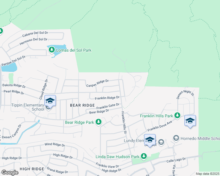 map of restaurants, bars, coffee shops, grocery stores, and more near 6328 Cougar Ridge Lane in El Paso