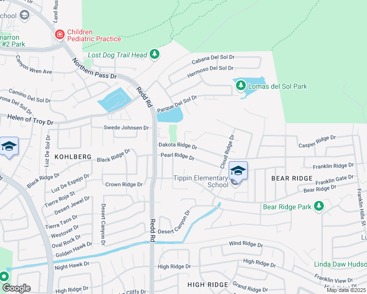 map of restaurants, bars, coffee shops, grocery stores, and more near 6784 Dakota Ridge Drive in El Paso