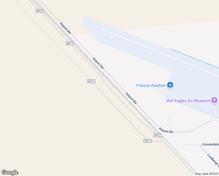 map of restaurants, bars, coffee shops, grocery stores, and more near County Road A017 in Santa Teresa
