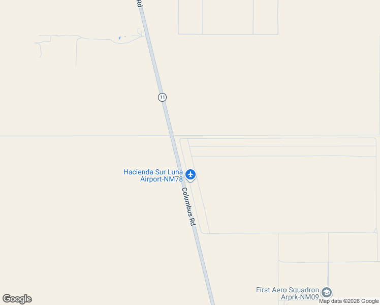 map of restaurants, bars, coffee shops, grocery stores, and more near 28145 Sur Luna Road Southeast in Deming